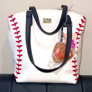 Luv by Betsey Johnson baseball tote